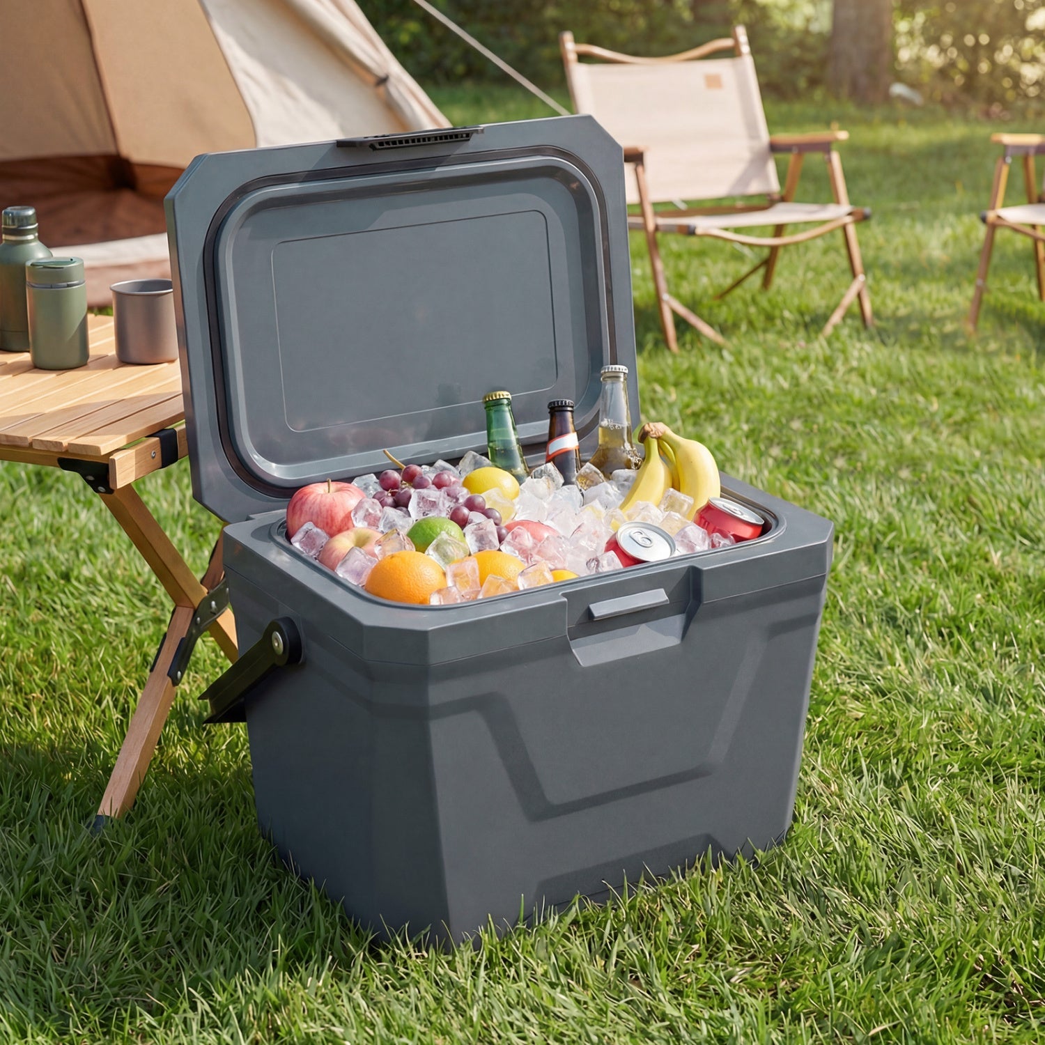 Insulated Portable Cooler Hard Shell Ice Chest