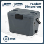 Insulated Portable Cooler Hard Shell Ice Chest