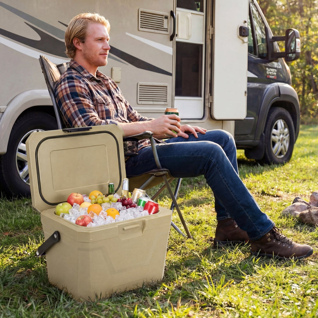 Insulated Portable Cooler Hard Shell Ice Chest