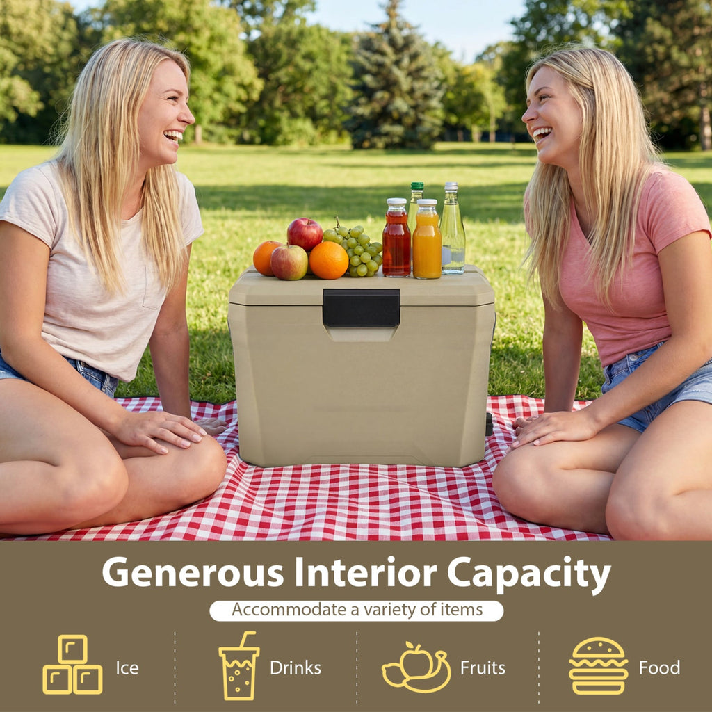 Insulated Portable Cooler Hard Shell Ice Chest