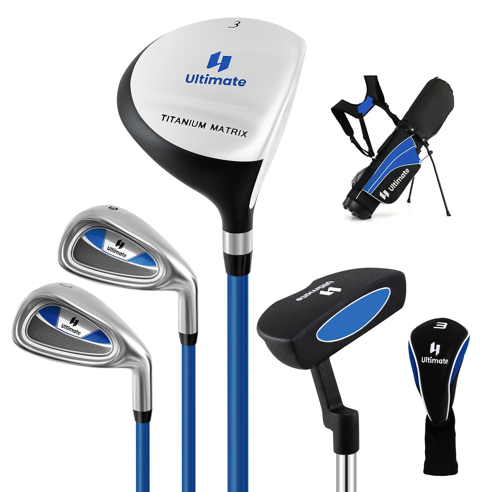 Junior Complete Golf Club Set For Age 8 to 10