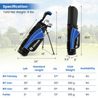 Junior Complete Golf Club Set For Age 8 to 10