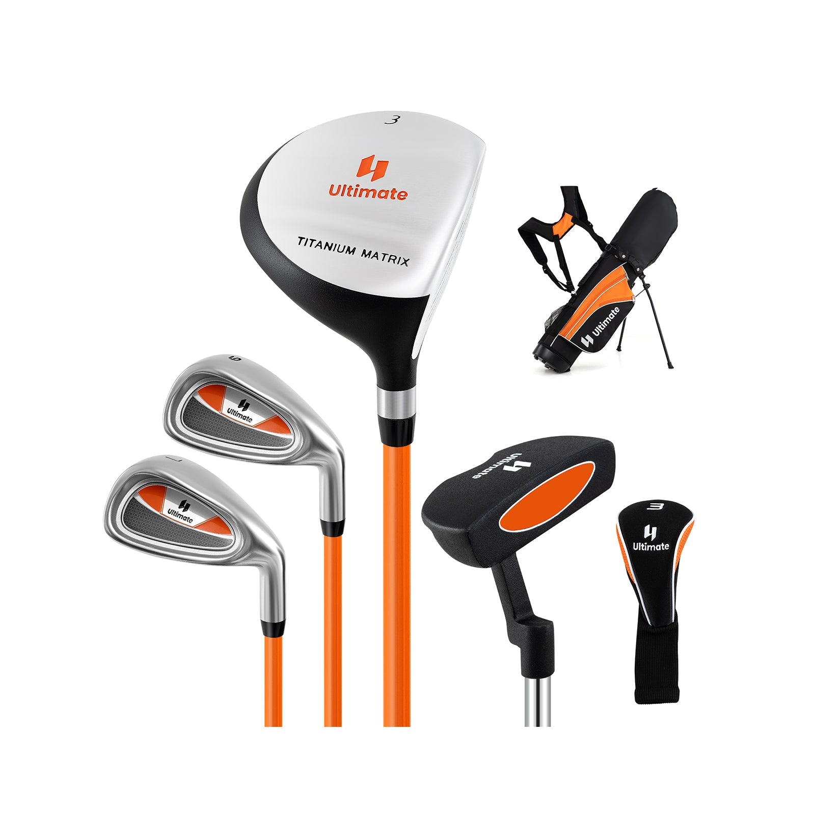 Junior Complete Golf Club Set For Age 8 to 10