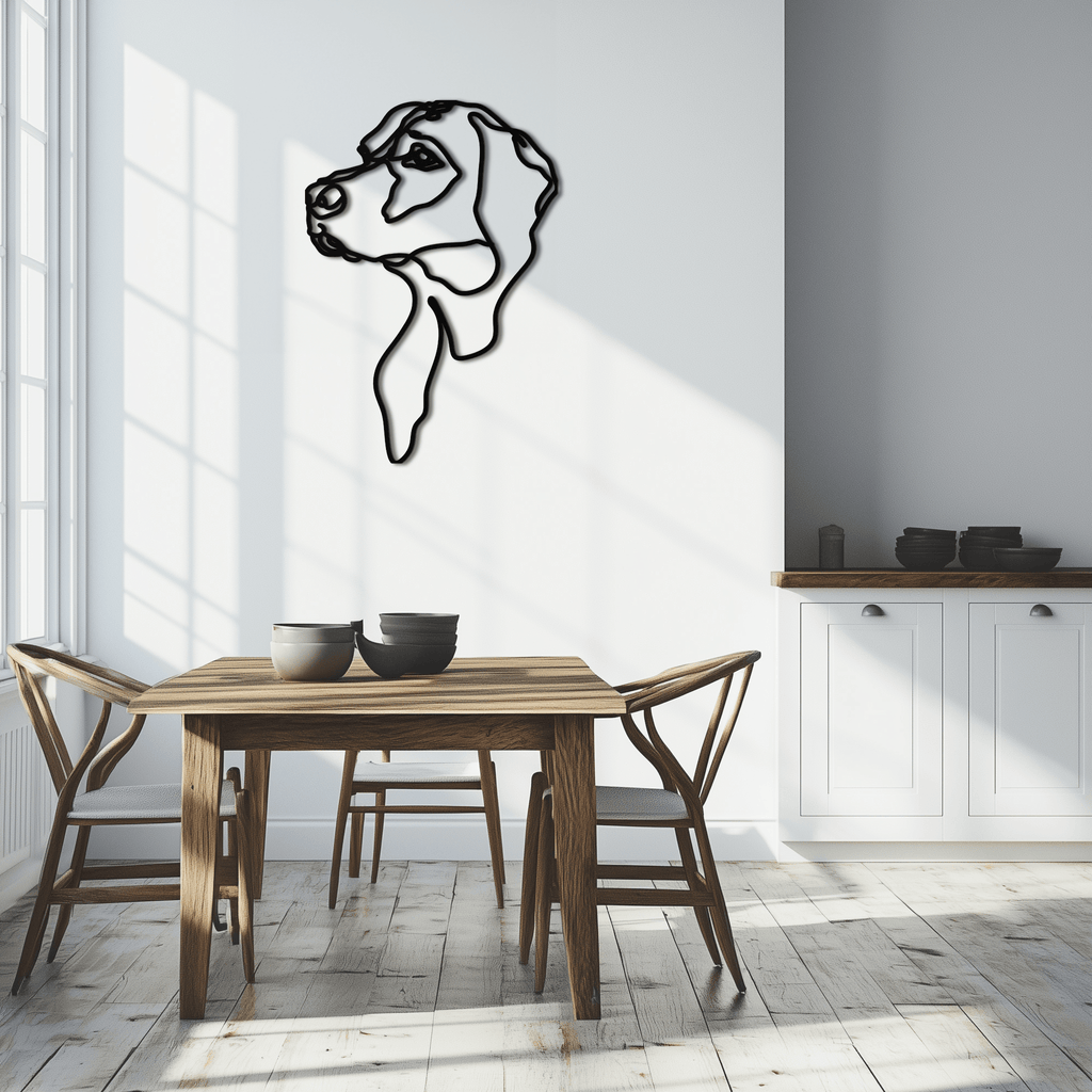 Minimalist Dog Line Art