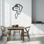 Minimalist Dog Line Art