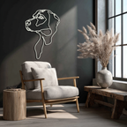 Minimalist Dog Line Art