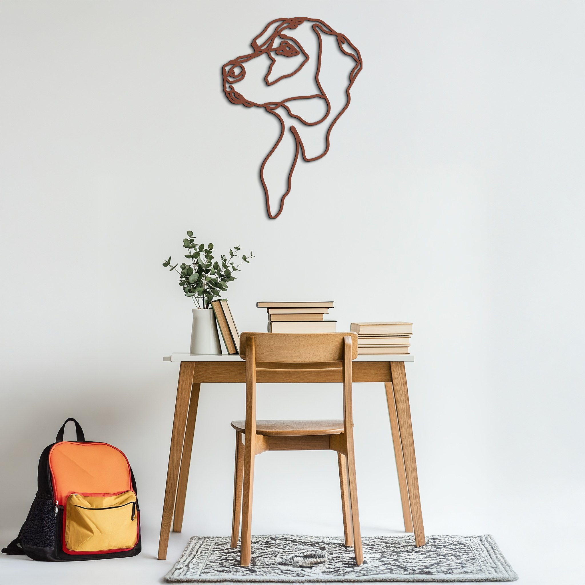 Minimalist Dog Line Art
