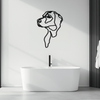 Minimalist Dog Line Art
