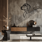 Minimalist Dog Line Art