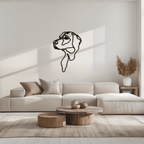 Minimalist Dog Line Art