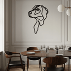 Minimalist Dog Line Art