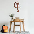Moonlight Cat Metal Wall Art