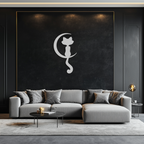 Moonlight Cat Metal Wall Art