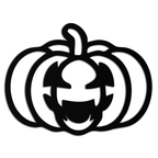 – Spooky Jack O'Lantern Black Decor