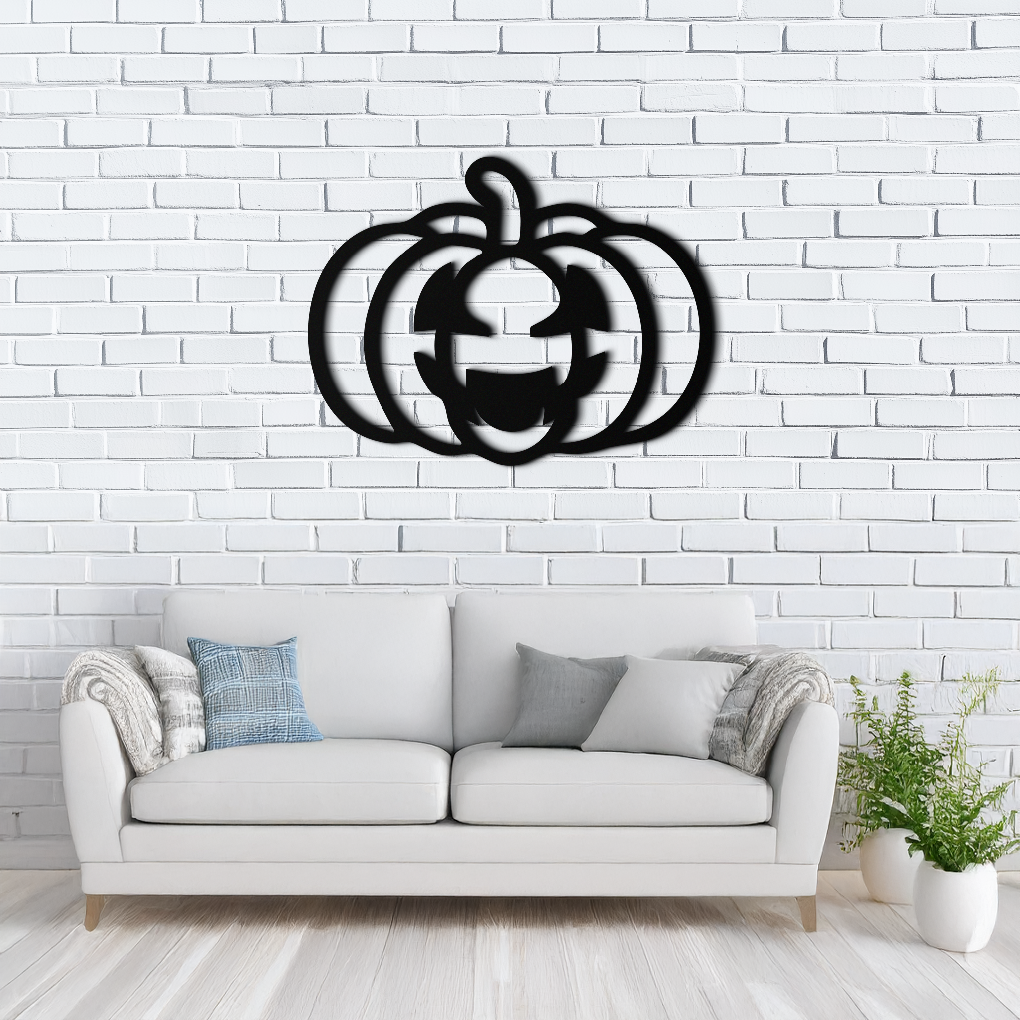 – Spooky Jack O'Lantern Black Decor