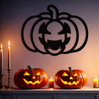 – Spooky Jack O'Lantern Black Decor