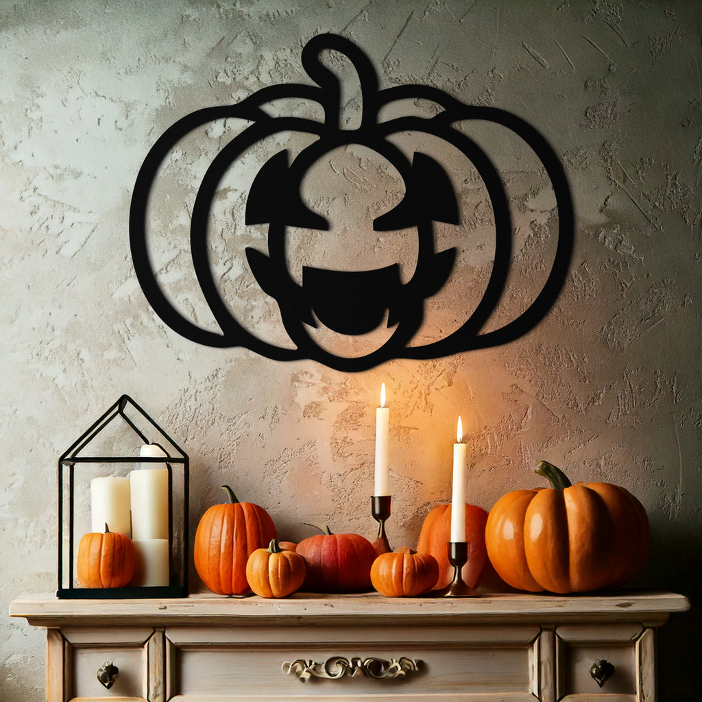 – Spooky Jack O'Lantern Black Decor