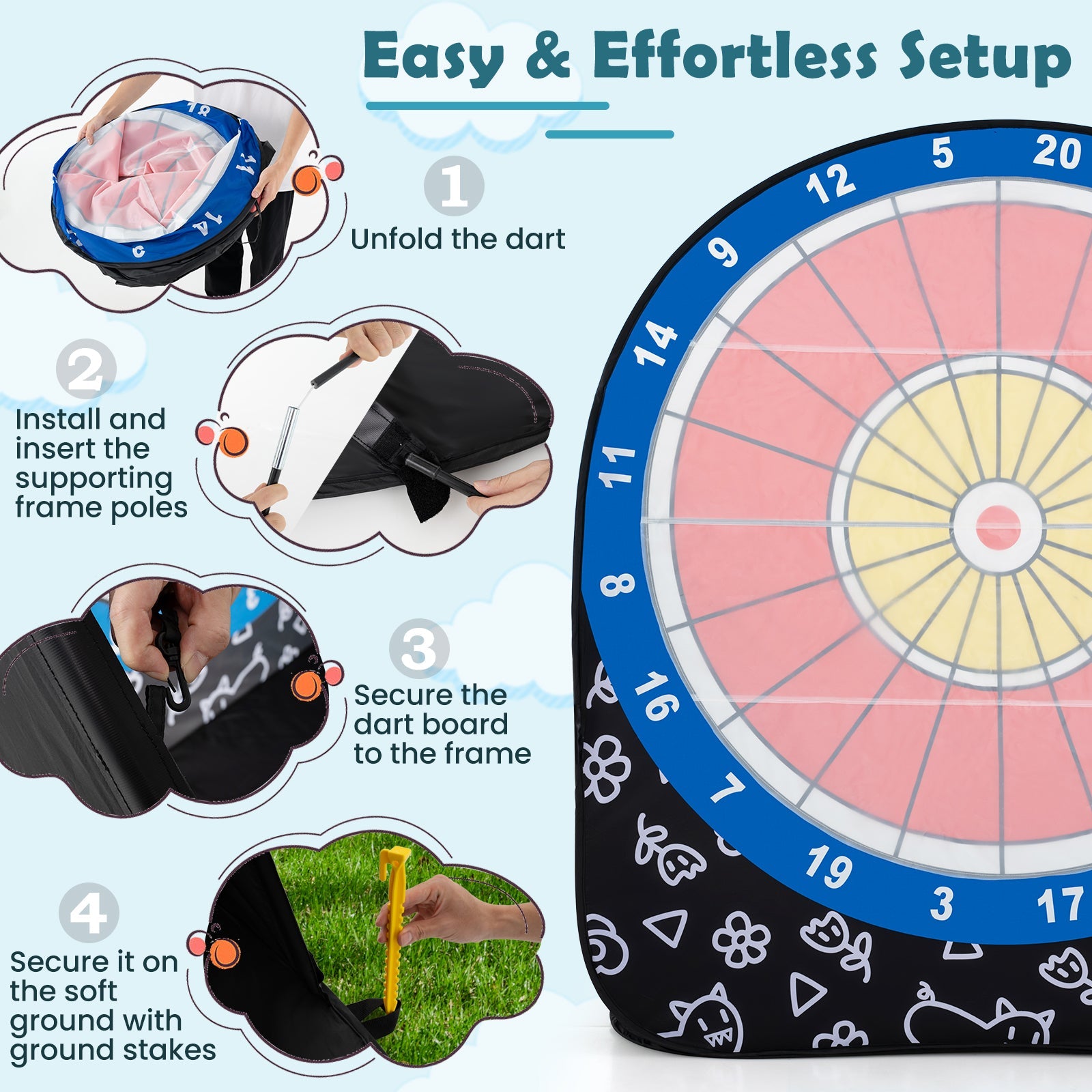 Dart Board for Kids