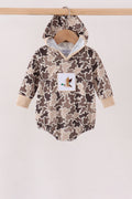 Camouflage Duck Embroidery Hoodie