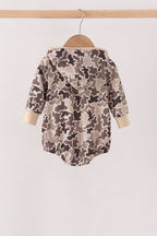Camouflage Duck Embroidery Hoodie