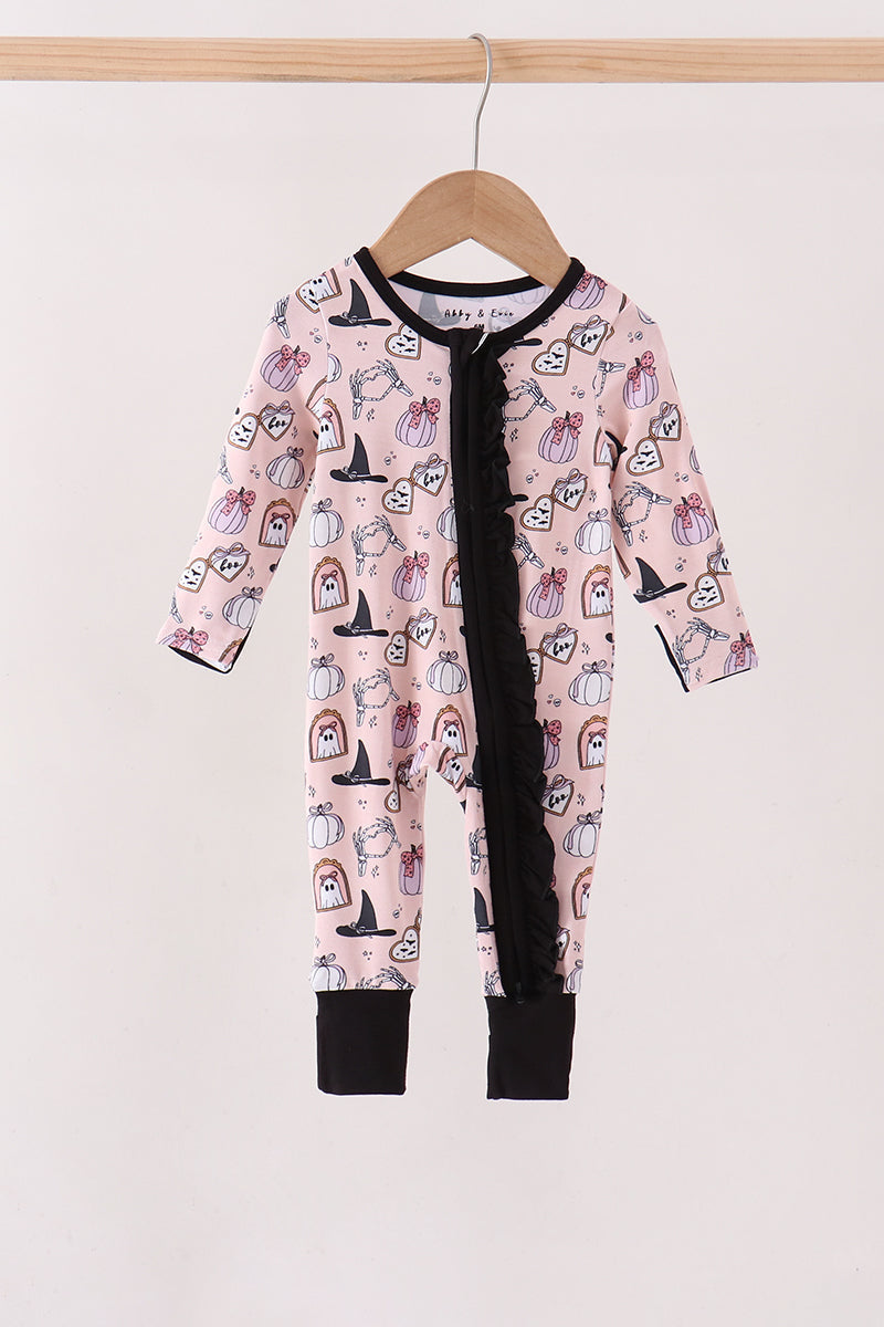 Pink Spooky Romper