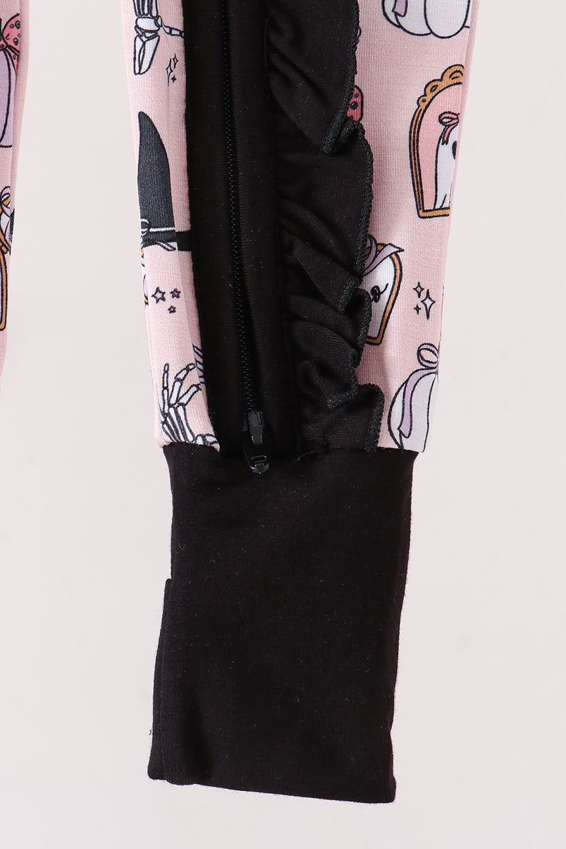 Pink Spooky Romper