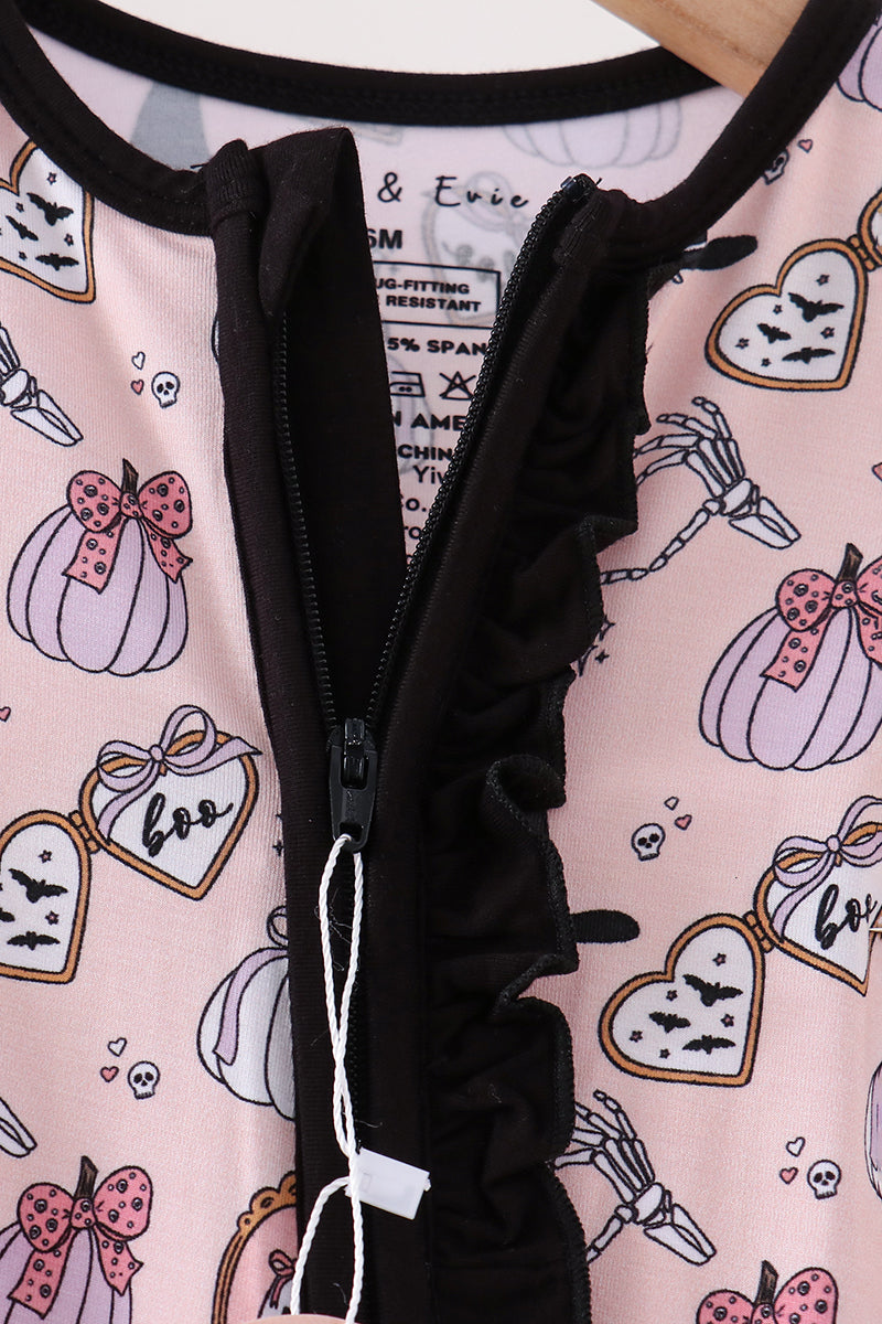 Pink Spooky Romper