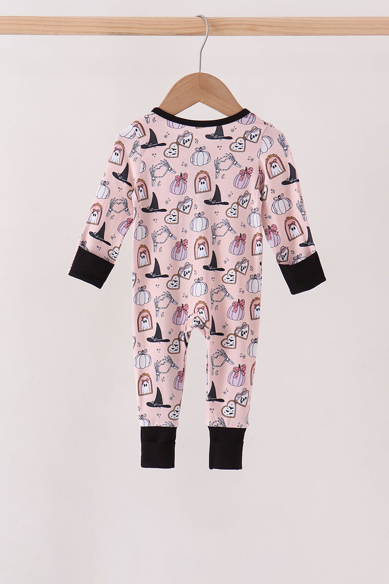 Pink Spooky Romper