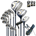 Men's Complete Golf Clubs and Bag Set Right Handed-Yellow