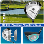 Men's 9 Pieces Complete Golf Club Set