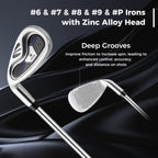 Mens LeftHanded Complete Golf Clubs and Bag Set