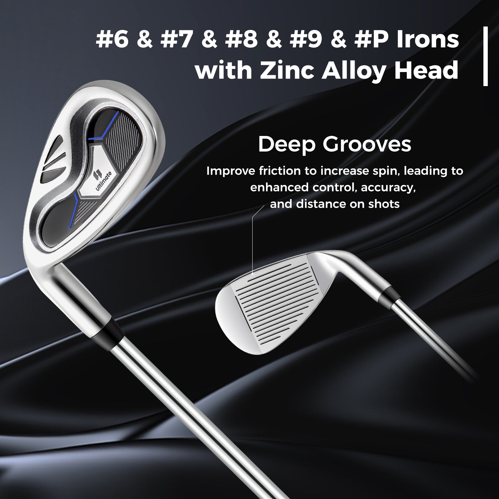 Mens LeftHanded Complete Golf Clubs and Bag Set