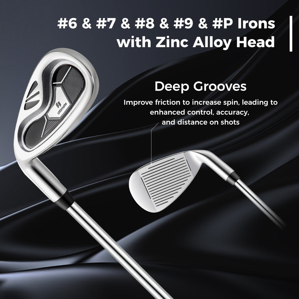 Mens LeftHanded Complete Golf Clubs and Bag Set