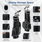 Mens LeftHanded Complete Golf Clubs and Bag Set