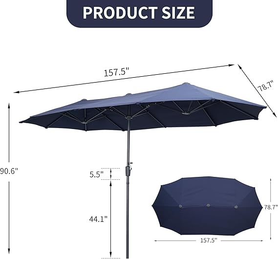 13ft Patio Umbrella Outdoor