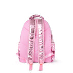 Pink Bow Confetti Clear Backpack