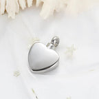 Cremation Angel Wing Heart Pendant