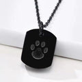 Titanium Steel Cinerary Dog Pendants