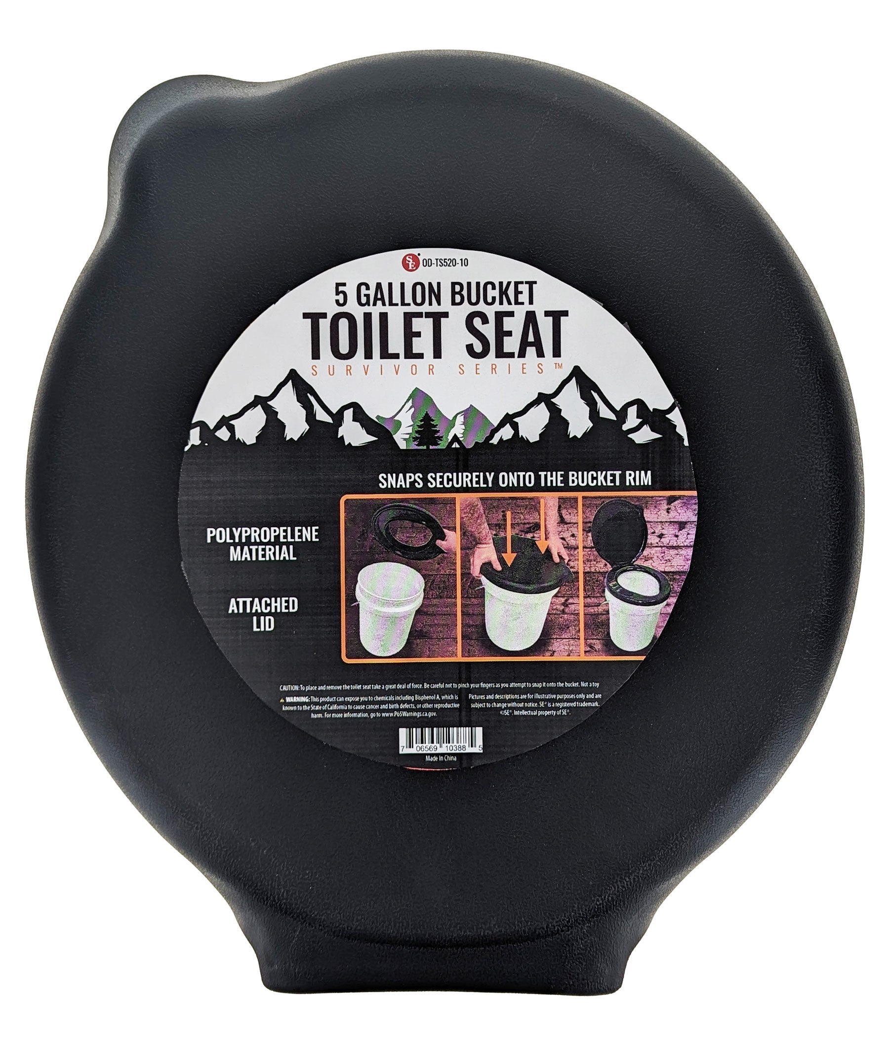 Toilet Seat Bucket Lid - 5 Gallon
