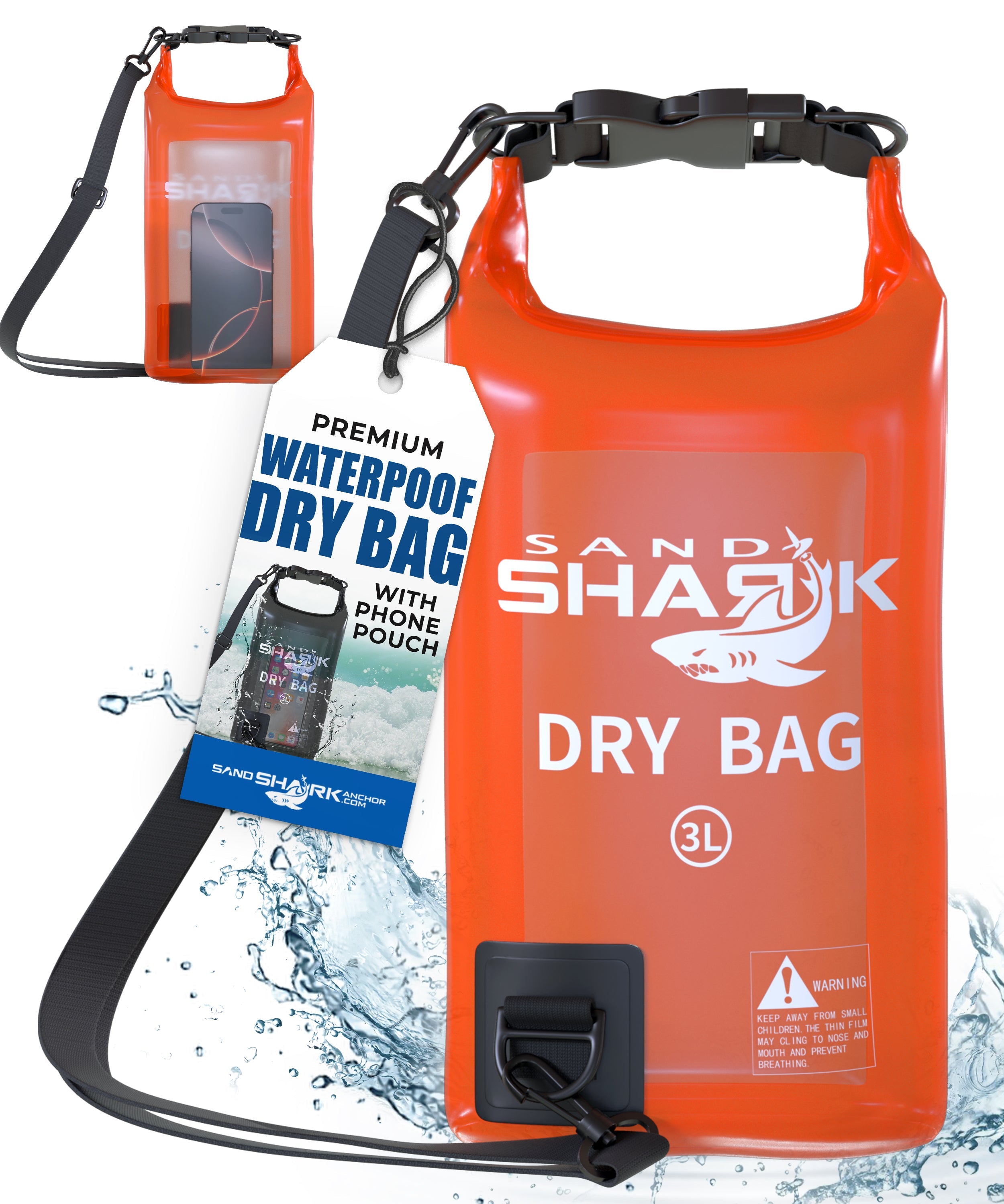 Waterproof Dry Bag – With Phone Case