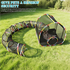 Outdoor Cat Enclosure with 134" Tunnel