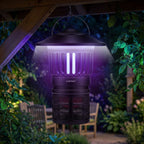 Outdoor Fly Trap with Light Rechargeable Electric Bug Catcher and Killer