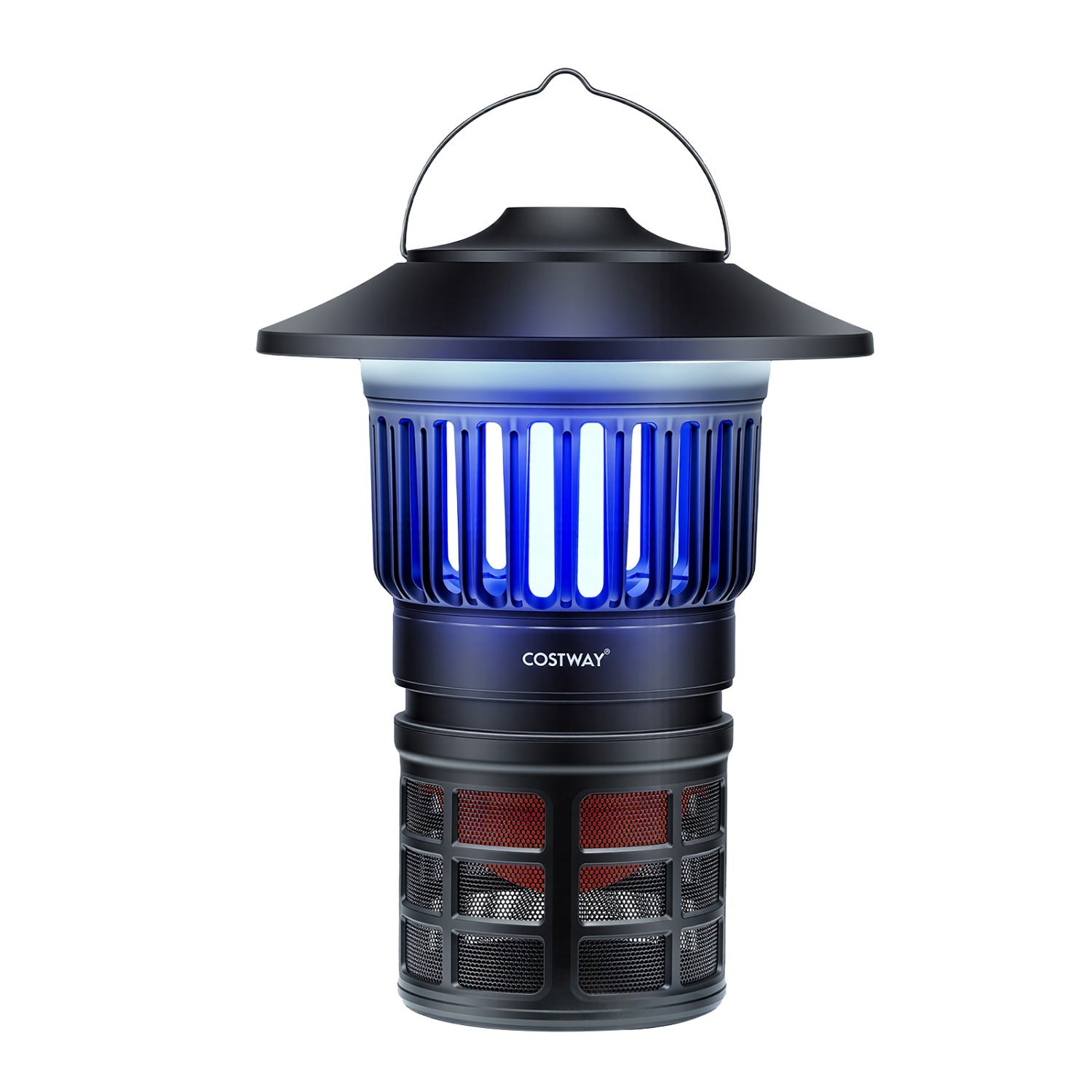 Outdoor Fly Trap with Light Rechargeable Electric Bug Catcher and Killer