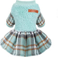 Plaid Dog Sweater Dress