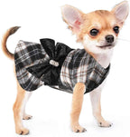 Plaid Dog Sweater Dress