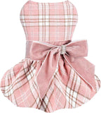 Plaid Dog Sweater Dress