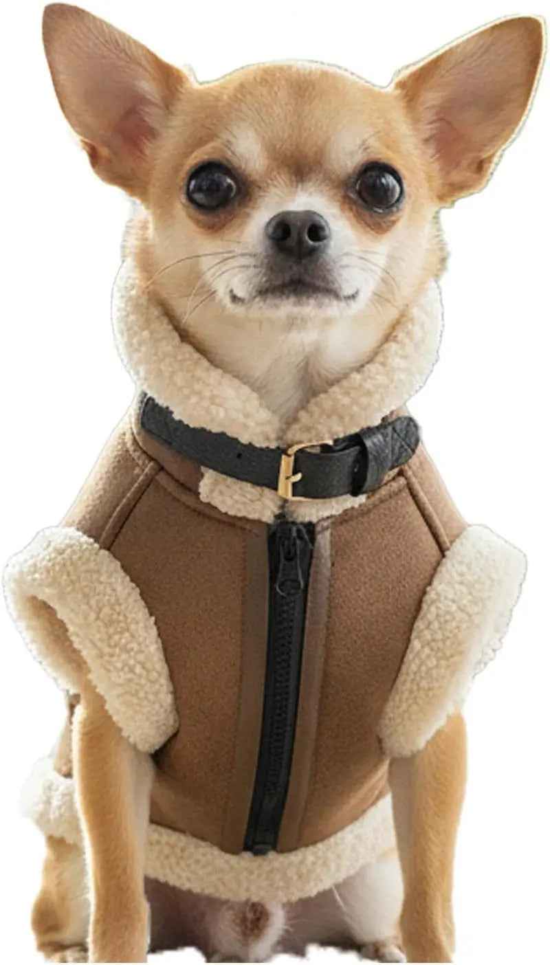 Retro Aviator Dog Jacket