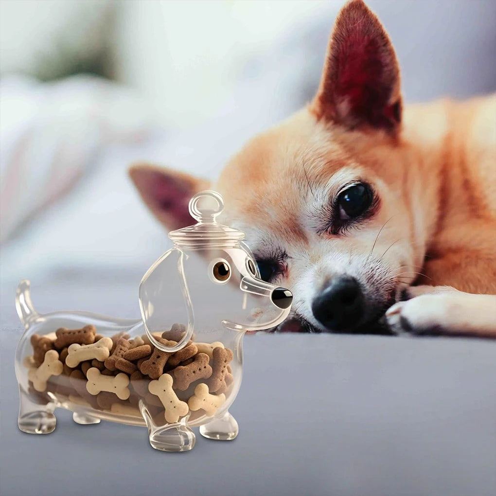 Glass Snack Jar Container With Lid seal
