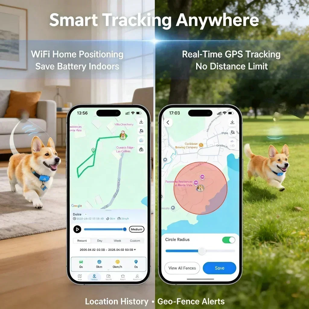 GPS Pet Tracker 4G for Dogs & Cats