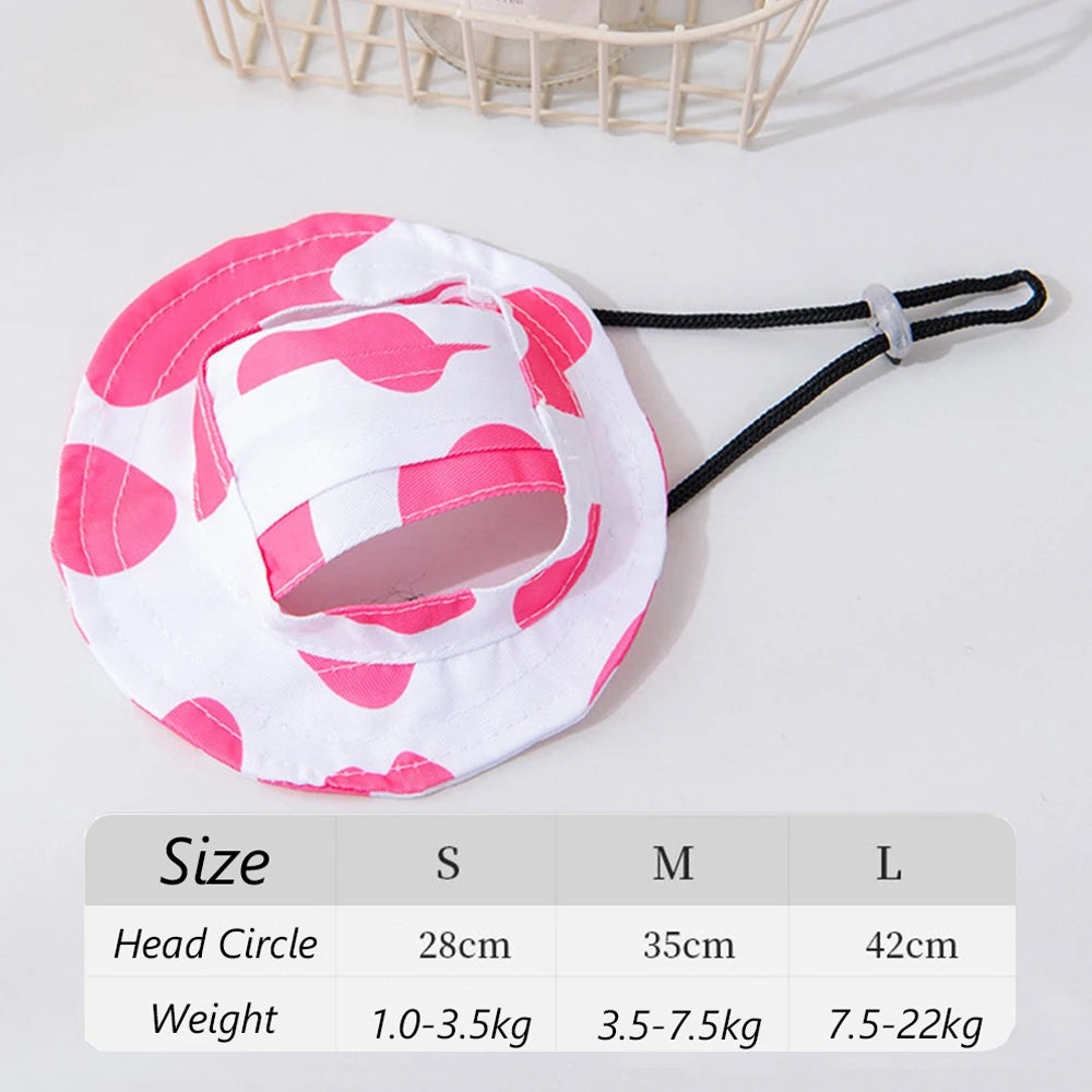 Summer Cat Dog Sunscreen Hat